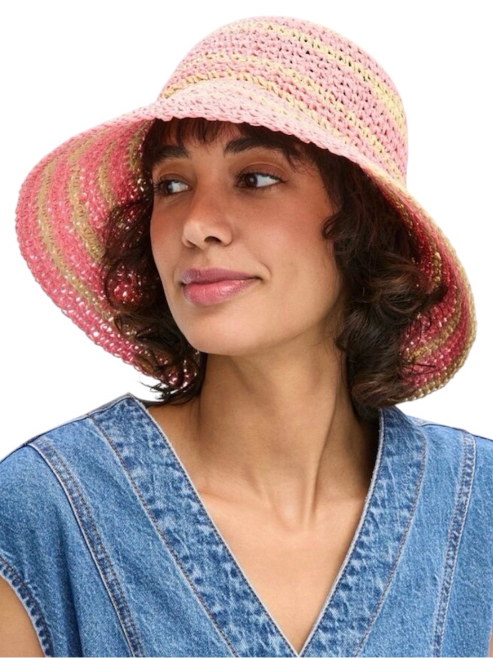 On 34th  Crochet Bucket Hat NWOT